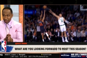 A-史密斯：希望尼克斯新赛季抓住塔图姆哈利受伤的机会闯进总决赛