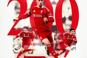 200场里程碑！柯蒂斯·琼斯为利物浦首发出战，199场19球22助