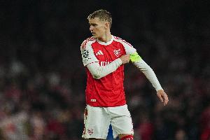 厄德高：欧冠六战全胜排名第一非常出色 热苏斯复出后很激动